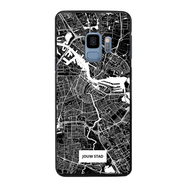 Samsung Galaxy S9 Hard case (back printed, black)