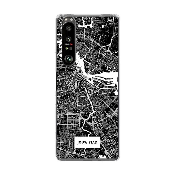 Sony Xperia 1 III Soft case (back printed, transparent)