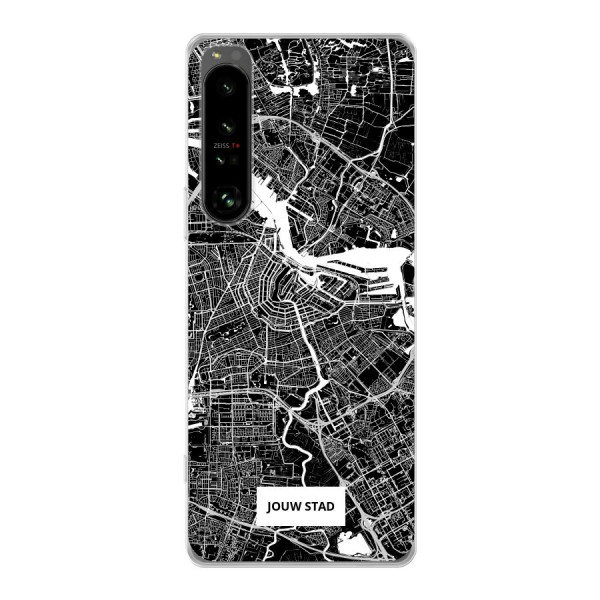 Sony Xperia 1 IV Soft case (back printed, transparent)