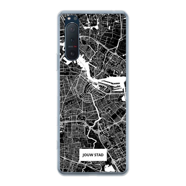 Sony Xperia 5 II Soft case (back printed, transparent)
