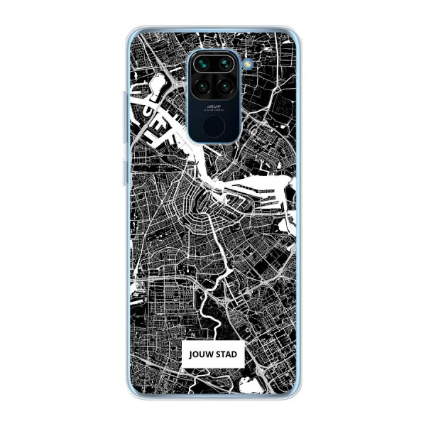 Xiaomi Redmi Note 9 soft case (back printed, transparent)