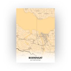 Boerengat print - Antiek stijl