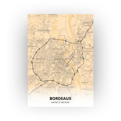 Bordeaux print - Antiek stijl