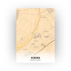 Elburg print - Antiek stijl