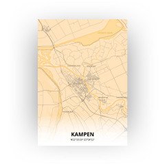 Kampen print - Antiek stijl