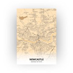 Newcastle print - Antiek stijl