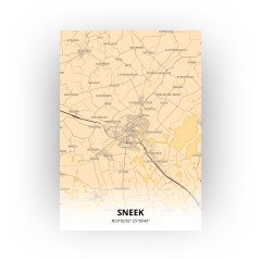Sneek print - Antiek stijl