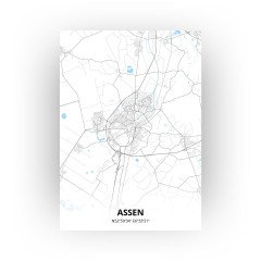 Assen print - Standaard stijl