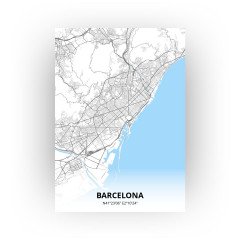 Barcelona print - Standaard stijl