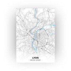 Lyon print - Standaard stijl