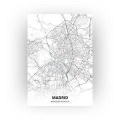 Madrid print - Standaard stijl