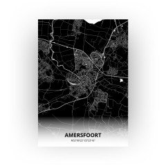 Amersfoort print - Zwart stijl