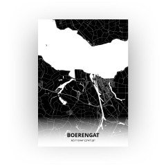 Boerengat print - Zwart stijl