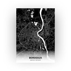 Bordeaux print - Zwart stijl