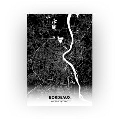 Bordeaux print - Zwart stijl