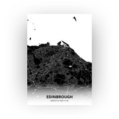 Edinbrough print - Zwart stijl