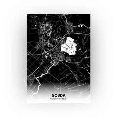 Gouda print - Zwart stijl