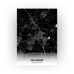 Helmond print - Zwart stijl