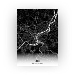 Luik print - Zwart stijl