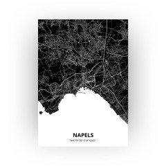 Napels print - Zwart stijl