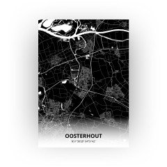 Oosterhout print - Zwart stijl