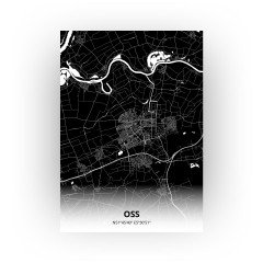 Oss print - Zwart stijl