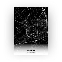 Venray print - Zwart stijl