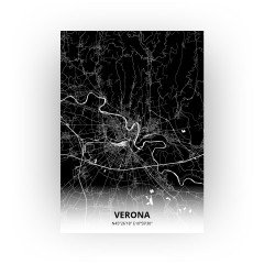 Verona print - Zwart stijl