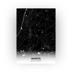 Wortel print - Zwart stijl