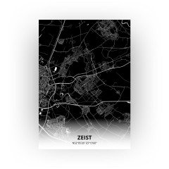 Zeist print - Zwart stijl