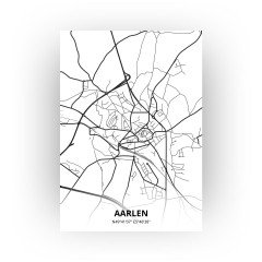 Aarlen print - Zwart Wit stijl