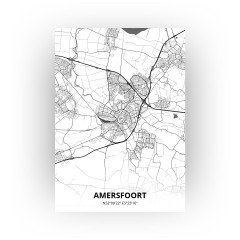 Amersfoort print - Zwart Wit stijl