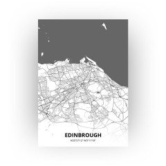 Edinbrough print - Zwart Wit stijl