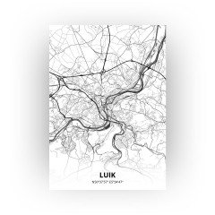 Luik print - Zwart Wit stijl