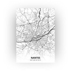 Nantes print - Zwart Wit stijl