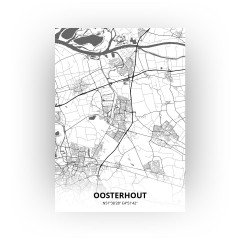Oosterhout print - Zwart Wit stijl
