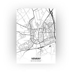 Venray print - Zwart Wit stijl