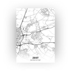 Zeist print - Zwart Wit stijl