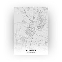 Alkmaar print - Tekening stijl