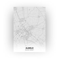 Almelo print - Tekening stijl