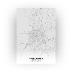 Apeldoorn print - Tekening stijl