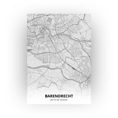 Barendrecht print - Tekening stijl