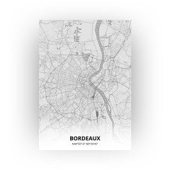 Bordeaux print - Tekening stijl