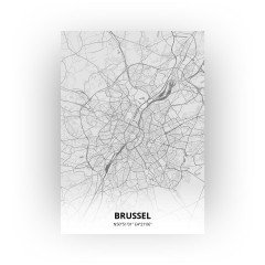 Brussel print - Tekening stijl