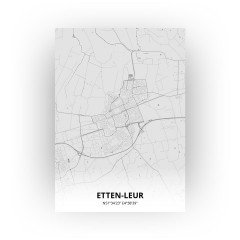 Etten-Leur print - Tekening stijl