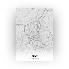 Gent print - Tekening stijl
