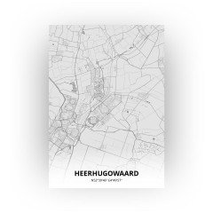 Heerhugowaard print - Tekening stijl