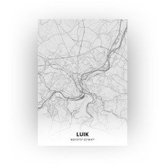 Luik print - Tekening stijl