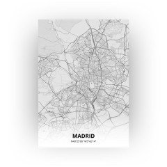 Madrid print - Tekening stijl