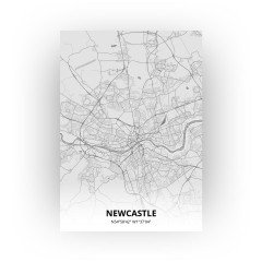Newcastle print - Tekening stijl